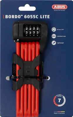 Lucchetto A Combinazione ABUS Bordo Lite 6055C - Ultraleggero Per Bici, Livello Sicurezza 7 - Foto 3