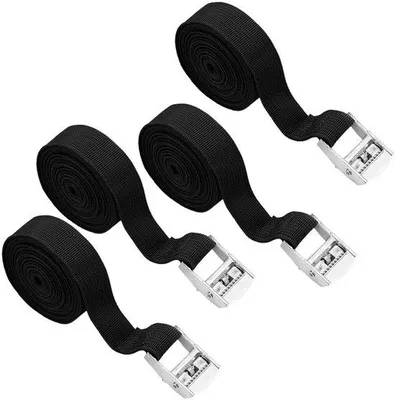 Image de Sangles de serrage réglables de 2 m pour motos, camions, remorques et bagages