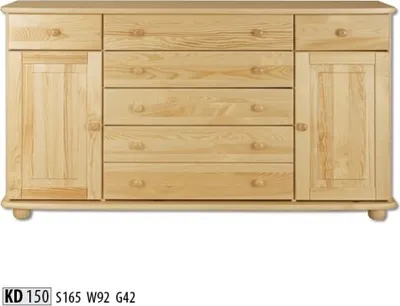 Image de Buffet massif, commode, meuble d'appoint, armoire, meubles, commodes, armoires en bois massif