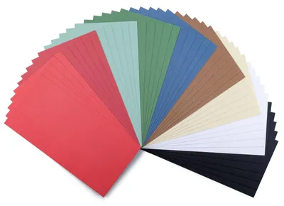 Obrázek produktu pro Kartonový papír s lněnou strukturou, 45 listů, rozměr 27 x 13,5 cm, gramáž 250 g/m²