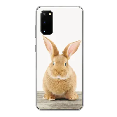 Produktbild von MuchoWow® Handyhülle Schutzhülle Hülle für Samsung Galaxy S20 Kaninchen - Babykaninchen - Tiere - Kinder - Mädchen - Jungen Silikon Softcase Handy Hülle - Bild