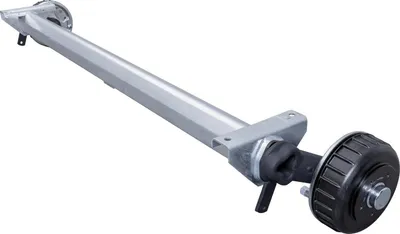 Produktbild von Gebremste AL-KO EURO Achse für schwere Anhänger und Autotransporter 1800kg 1750mm 2250mm 5x112