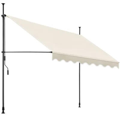 Produktbild von tectake® Klemmmarkise mit Handkurbel einfache Montage
