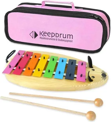 Produktbild von Sonor Glockenspiel MG Maus mit Tasche Pink