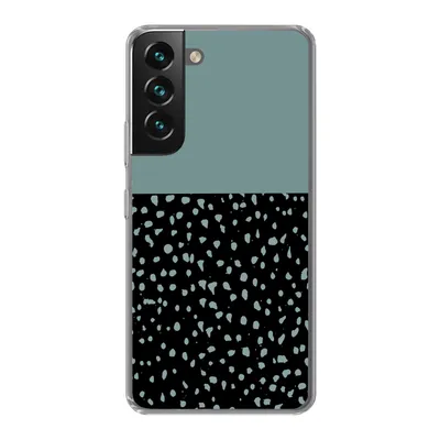 Produktbild von MuchoWow® Handyhülle Schutzhülle Hülle für Samsung Galaxy S22 Plus Polka dots - Grün - Schwarz Silikon Softcase Handy Hülle - Schutzabdeckung