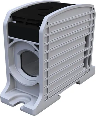 Productafbeelding van Schroefdraadverbinder STB 185 Al/Cu 87810 SIMBLOCK, zwart