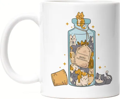 Produktbild von Anti-Depressants Tasse Katzenfan Katzenmama Katzenbesitzer