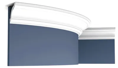 Produktbild von Orac Decor CX124F AXXENT flexible Eckleiste Zierleiste Stucklriste weiß | 2 m