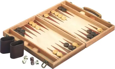 Produktbild von Natural Games Backgammon 38 x 22 x 5 cm