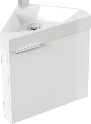 Obrázek produktu pro Umyvadlo 53 cm, WC pro hosty, umyvadlo, rohová instalace umyvadla