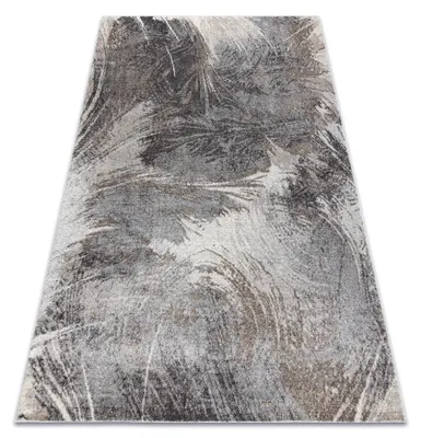 Image de Tapis FUSION 9617 gris foncé / marron - Abstraction, moderne, abstrait marron 120x170 cm