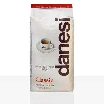 Produktbild von Danesi Caffè Classic 1kg, 1 kg, Americano, Cappuccino, Kaffee, Espresso, Medium geröstet, 1 Stück(e)
