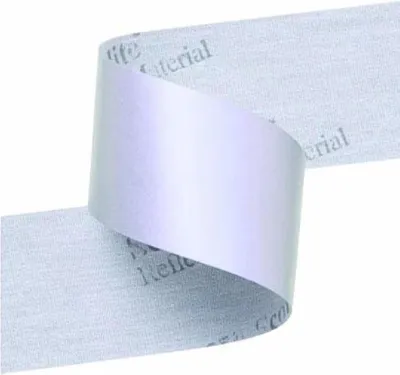 Produktbild von Reflektierendes Band nähen 0,5 Zoll x 19.6 Fuß - silber ISO 20471 - retro reflektierendes Gewebe - erhöht die Sichtbarkeit - Homevero