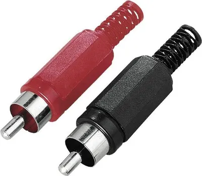 Produktbild von Hama 00205269, 3.5mm, Schwarz, Rot, Männlich/Männlich, Gerade, 105 mm, 90 mm