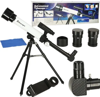 Image de Télescope astronomique éducatif avec trépied pour enfants