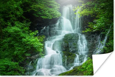 Produktbild von MuchoWow® Poster Wasserfall in Irland 120x80 cm - Bilder