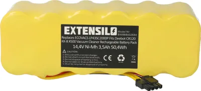 Produktbild von EXTENSILO Akku kompatibel mit Profimaster Robot 2712 Staubsauger (3500 mAh, 14,4 V, NiMH)