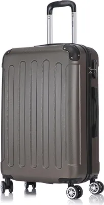 Produktbild von Flexot® F-2045 Koffer Reisekoffer Hartschale Hardcase Doppeltragegriff mit Zahlenschloss Gr. L Farbe Bronze-Gold