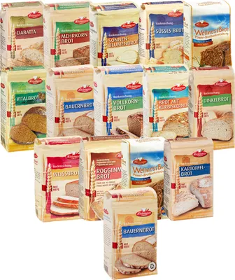 Produktbild von Bielmeier 15teiliges Brotbackmischung-Kennenlern-Set