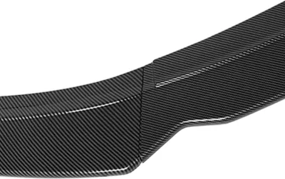 Immagine prodotto di Set di 3 pezzi paraurti anteriore con splitter e spoiler per BMW Serie 2 F22 F23 dal 2014 al 2021, stile fibra di carbonio