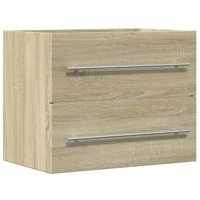 Obrázok produktu pre vidaXL skrinka pod umývadlo Sonoma dub 60x38,5x48cm odvodený výrobok z dreva