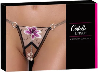 Image de Cottelli LINGERIE - Riostring fleur S/M