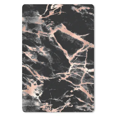 Produktbild von MuchoWow® Mauspad Mousepad Marmor - Schwarz - Gold 40x60 cm - Mousepads - Maus Mat - Pad - Mausunterlage - Schreibtisch Accesoire