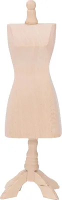 Immagine prodotto di Manichino in legno per casa delle bambole, 1:12, mini modello di appendiabiti leggero per gli amanti del fai da te