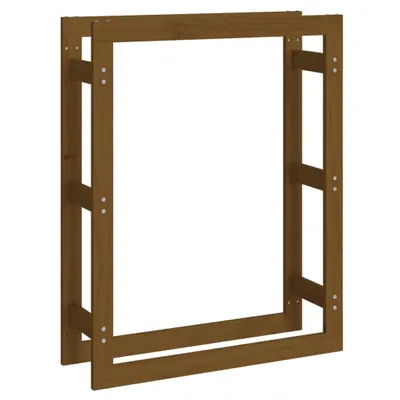 Produktbild von Kaminholzregal Honigbraun 80x25x100 cm Massivholz Kiefer