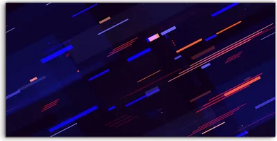 Produktbild von Coloray Canvas 120x60  Wandbild Leinwand Bilder Abstrakt linien Futuristisch