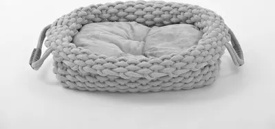 Produktbild von animal-design Hundebett KNIT Hundekorb Hundekissen robust klein groß, Größe:Größe 1