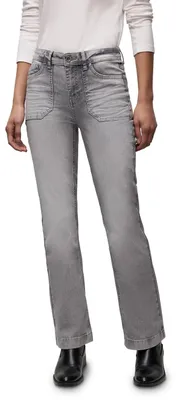 Productafbeelding van Street One bootcut jeans, lichtgrijs, gewassen, maat 33