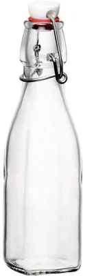 Produktbild von 12x Bormioli Rocco Kleine Glasflasche mit Bügelverschluss, 0,25 Liter