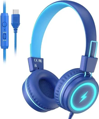 Produktbild von Kinder-Kopfhörer mit Kabel - Schule - Reisen - Sicherheits-Volume - Bedrahter Kopfhörer