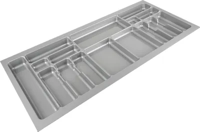 Produktbild von Besteckkasten 1116 x 490 mm, silberfarben