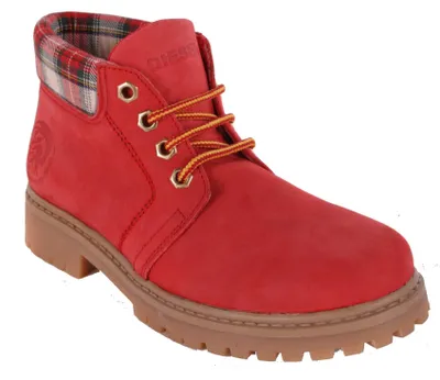 Produktbild von Diesel Damen Boots Stiefeletten Schnürschuhe Rot