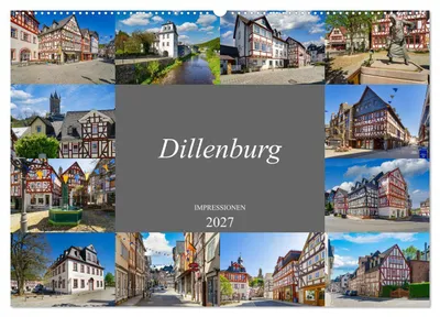 Produktbild von Dillenburg Impressionen (Wandkalender 2027 DIN A2 quer), CALVENDO Monatskalender