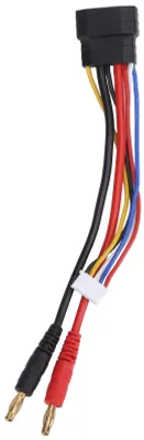 Obrázok produktu pre Pre TRX konektor na 4.0 banánový konektor adaptér nabíjací kábel pre RC auto/lietadlo
