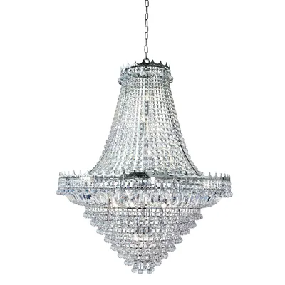 Produktbild von Versailles Classic Kronleuchter Stahl Chrom Glas 19 Lichter E14