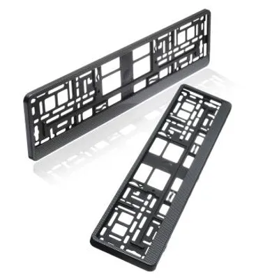 Produktbild von baytronic Kennzeichenhalter carbon 2er Set