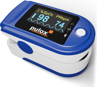 Produktbild von Pulox - PO-200A Solo - Finger-Pulsoximeter - Blau