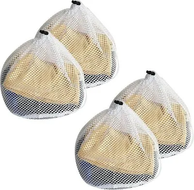 Image de Sac en filet pour le linge - 30 x 40 cm - pour lave-linge - pour les sous-vêtements et les vêtements de bébé