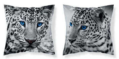 Obrázok produktu pre DETEXPOL Obliečka na vankúš Leopard čiernobiely micro Polyester, 40/40 cm