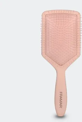 Produktbild von FRAMAR große Paddelbürste zum Entwirren der Haare rosa Champagner Mami