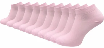 Obrázek produktu pro Ponožky do dámských tenisek GAWILO, vyrobené ze 100% bavlny (6 párů | 10 párů) | krátké