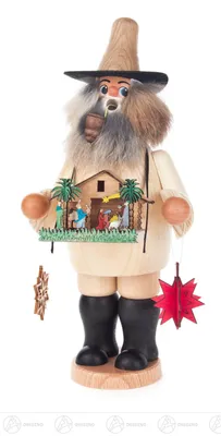 Produktbild von Räuchermann Krippenhändler Breite x Höhe x Tiefe 11 cmx25 cmx13 cm NEU