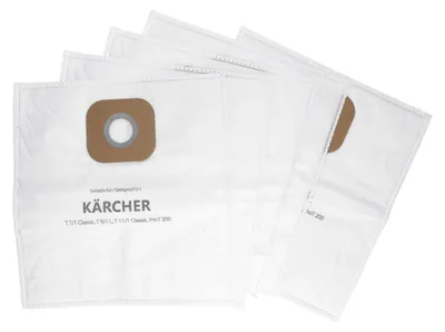 Immagine prodotto di Bluparts 10101046 Sacchetto filtro 5 pezzi come Kärcher 6.904-084.0 per aspirapolvere