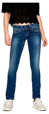 Produktbild von Pepe Jeans Venus Denim Pants Regular Fit / Low Waist, Hosengröße:W32/L32, Pepe_Jeans_Farbe:denim-blue