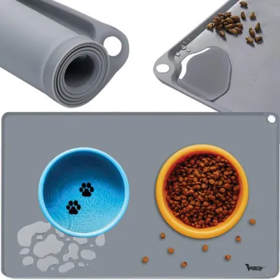 Produktbild von PURLOV 24295 Silikonunterlage unter Hundenapf 60 x 45 cm