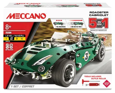 Produktbild von Meccano – 5 Multimodell-Set – Roadster